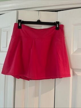 Yogalicious Hot Pink Athletic Skort with Inner Shorts NWOT